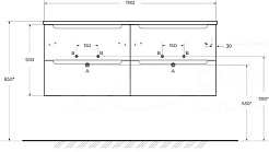 BelBagno Тумба с раковиной Etna 120 подвесная Rovere Nature – фотография-6