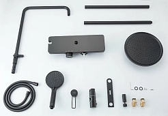 Gappo Душевая стойка G96 G2496-26 черная – фотография-2