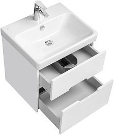 Акватон Мебель для ванной Оливия 55 белая – фотография-4