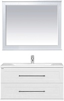 Misty Мебель для ванной Марта 100 подвесная белая