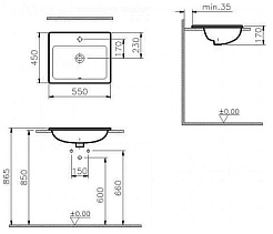 Vitra Раковина "S20" 5465B003 – фотография-5