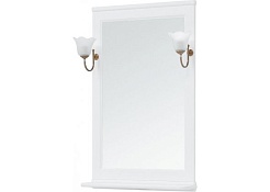 Aquanet Зеркало Aquanet Валенса NEW 65 белый – фотография-3