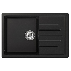 Mixline Мойка кухонная ML-GM19 ультра-черная – фотография-1