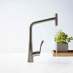 Hansgrohe Смеситель Metris Select 14884800 для кухонной мойки – фотография-2