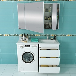 СанТа Мебель для ванной Марс 56 R напольная – фотография-5