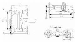 Promo Смеситель для ванны Summer Rain F677111C-01 – фотография-2