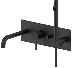 Paffoni Смеситель для ванны с душем Light LIG001NO (с внутренней частью) – фотография-1