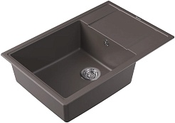 Florentina Мойка кухонная Липси 780 XL серый шелк – фотография-2