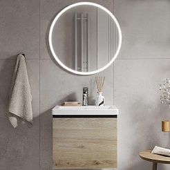 Vigo Тумба с раковиной Cross 500-0-1 подвесная дуб давос натуральный – фотография-10