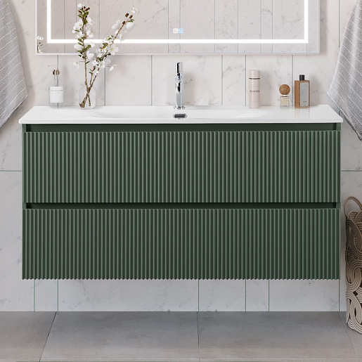 BelBagno Тумба под раковину Uno 120 подвесная Еловый матовый – фотография-6