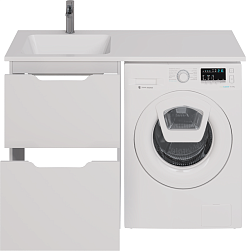 Dreja Тумба под раковину Bona 60 белая – фотография-20