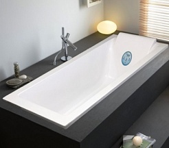 Marmo Bagno Ванна из литьевого мрамора Ницца 180х80 с подголовником – фотография-1