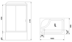 Royal Bath Душевая кабина RB 8100BP2-M левая – фотография-7