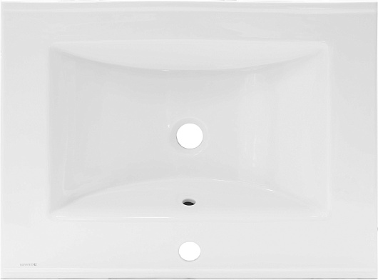 Onika Тумба с раковиной Дайлер 60 подвесная белая/дуб сонома – фотография-10