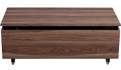 Cezares Тумба с раковиной Slider 100 с 2 ящиками орех дымчатый – фотография-15