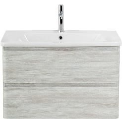 BelBagno Тумба с раковиной Albano-Cer 80 подвесная Rovere Vintage Bianco – фотография-1