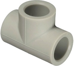 ФД Пласт 1086 Тройник PPR серый 63 (407818) – фотография-1