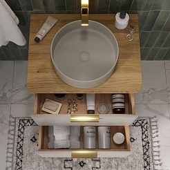 Equil Тумба под раковину Desert 60 подвесная амарок – фотография-5