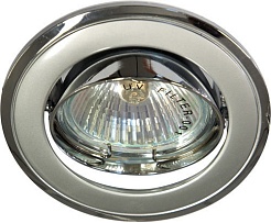 Feron Встраиваемый светильник 301T-MR16 серый-хром – фотография-1