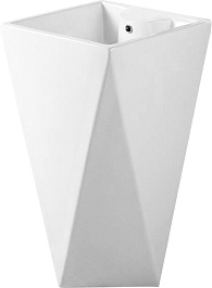 SantiLine Раковина напольная 49.5 SL-4009 белая – фотография-2