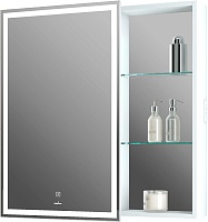 Mixline Зеркальный шкаф Аккорд Женева 80 L белый