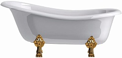 Astra-Form Ванна РОКСБУРГ, литой мрамор, ножки золото – фотография-1