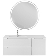 BelBagno Мебель для ванной Etna 120 L подвесная Bianco Lucido