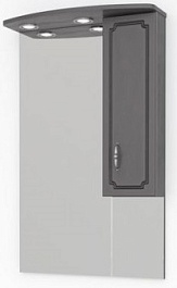 Какса-а Мебель для ванной Патина 65 серая с черным – фотография-4