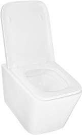 Azario Унитаз подвесной Nova AZ-2216 безободковый белый – фотография-7