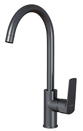 Mixline Смеситель для кухни 35k ML15-031GR графит – фотография-1