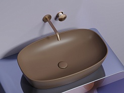 Ceramicanova Мебельная раковина Element 60 CN6049MDB тёмно-коричневый матовый – фотография-4