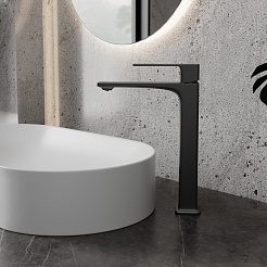 Teymi Смеситель для раковины чаши Lori T10261 графит матовый – фотография-11