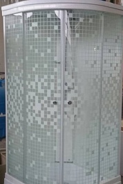 Triton  Душевой уголок Стандарт мозаика 90x90 – фотография-3