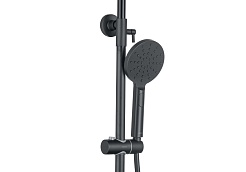 Aquatek Душевая стойка AQ2040MB матовая черная – фотография-4