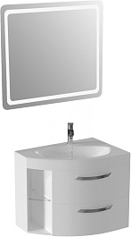 De Aqua Тумба с раковиной Трио Люкс New 80 R – фотография-2