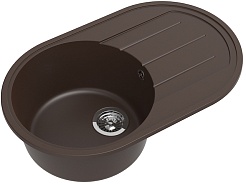 Ewigstein Мойка кухонная Elegant R50F шоколад – фотография-1