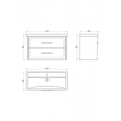 Какса-а Мебель для ванной Мастер 100 – фотография-2