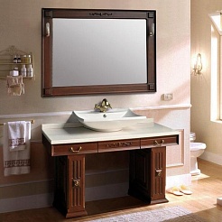 Атолл Тумба с раковиной "Прага" scuro – фотография-2