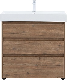 Aquanet Мебель для ванной Nova Lite 85 дуб рустикальный – фотография-4