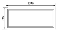 Атолл Зеркало Джулия 150 dorato – фотография-2