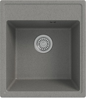 Teymi Мойка кухонная Helmi Smart 42 кварцевая серая матовая