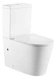 Iberica Blanca Унитаз компакт Burgos Alto с сиденьем микролифт – фотография-1