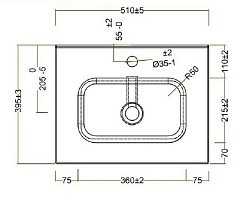 BelBagno Тумба с раковиной Kraft 39 50 подвесная Rovere Tabacco – фотография-16