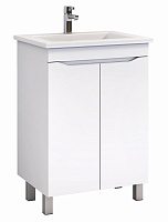 Vigo Тумба с раковиной Grani 60 2 дверцы напольная белая