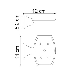 WasserKRAFT Мыльница решетка "Wern K-2569" – фотография-4