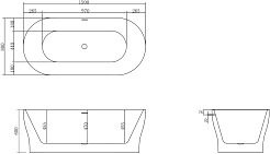 BelBagno Акриловая ванна BB405-1500-800 150x80 – фотография-6