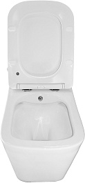 Azario Унитаз подвесной Hugo AZ-10007 безободковый с функцией биде белый – фотография-7