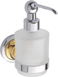 Bemeta Дозатор жидкого мыла Retro gold and chrom 144209108 – фотография-1