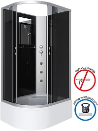 Niagara Душевая кабина Classic NG-2510-14RBKG – фотография-1