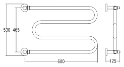 Margaroli Полотенцесушитель Vento 402CR – фотография-2